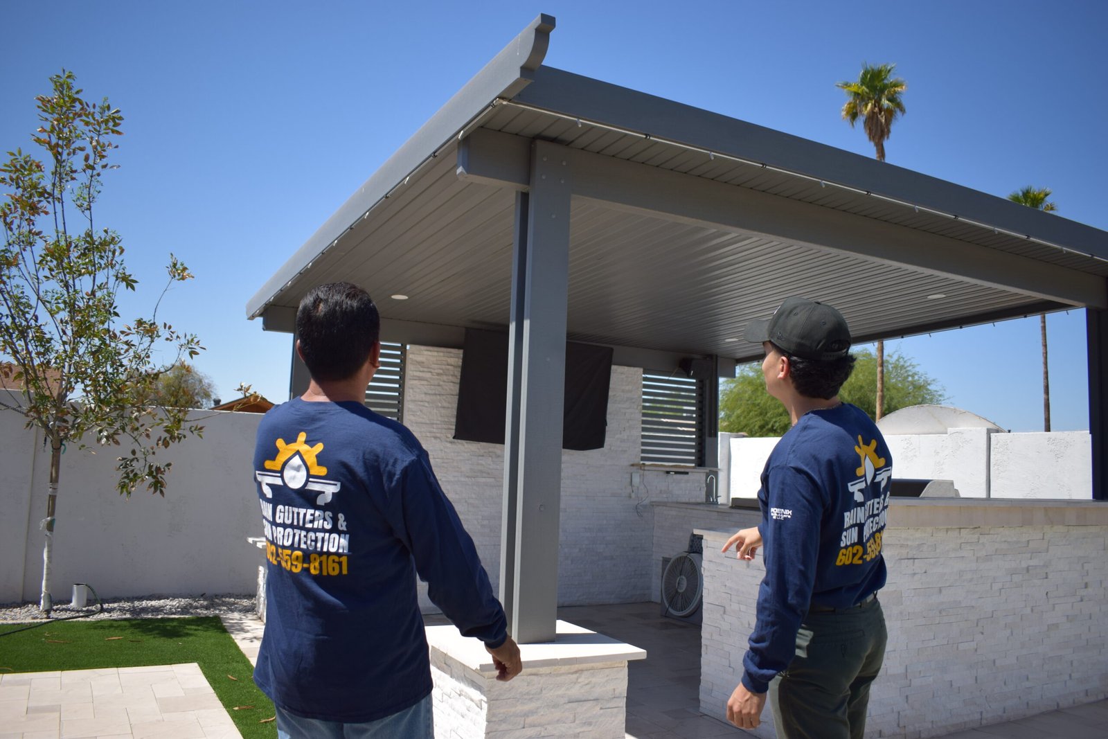 Rain Gutters and Sun Protection team serving homeowners and businesses throughout Phoenix, Arizona