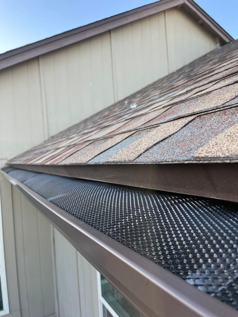 Standard, Enhanced, and Premium rain gutter leaf screen options available in Phoenix, Arizona
